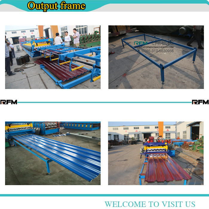 Corrugated roof sheet china steel making machine series