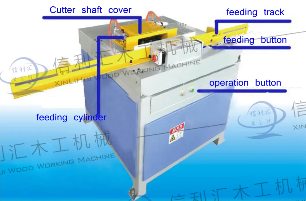 The Wooden Pallet Automatic Slotting Machine Process of Making Wooden Strips/Strips and Trenching in The Production Process of American Wooden Pallets;