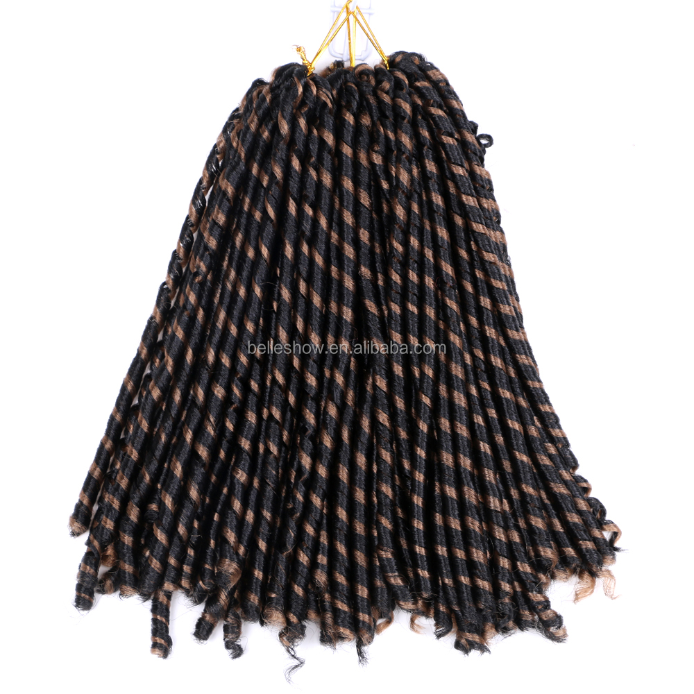 Hot sell 14inch cheap straight crochet faux dreadlock Faux Locs Goddess Synthetic Afro Hair Crochet soft locs