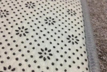 Custom PVC Dotted Nonwoven Fabrics Textiles Felt
