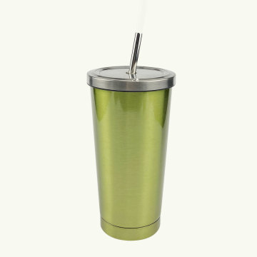 450ml Stainless Steel Straw Vacuum Cup