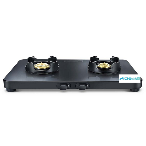 Presige Black Gas Stove 2 Burners