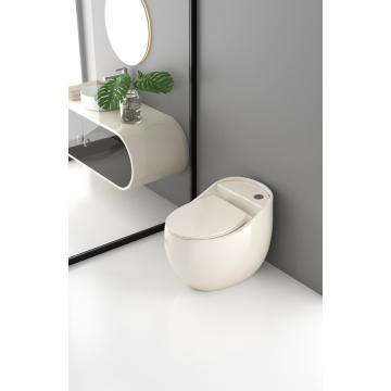 Simple Bathroom Sanitary Ware One Piece Toilet Bowl