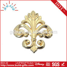 Artistic clear acrylic ball ornament