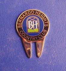 custom metal divot tool with golf ball marker divot tool