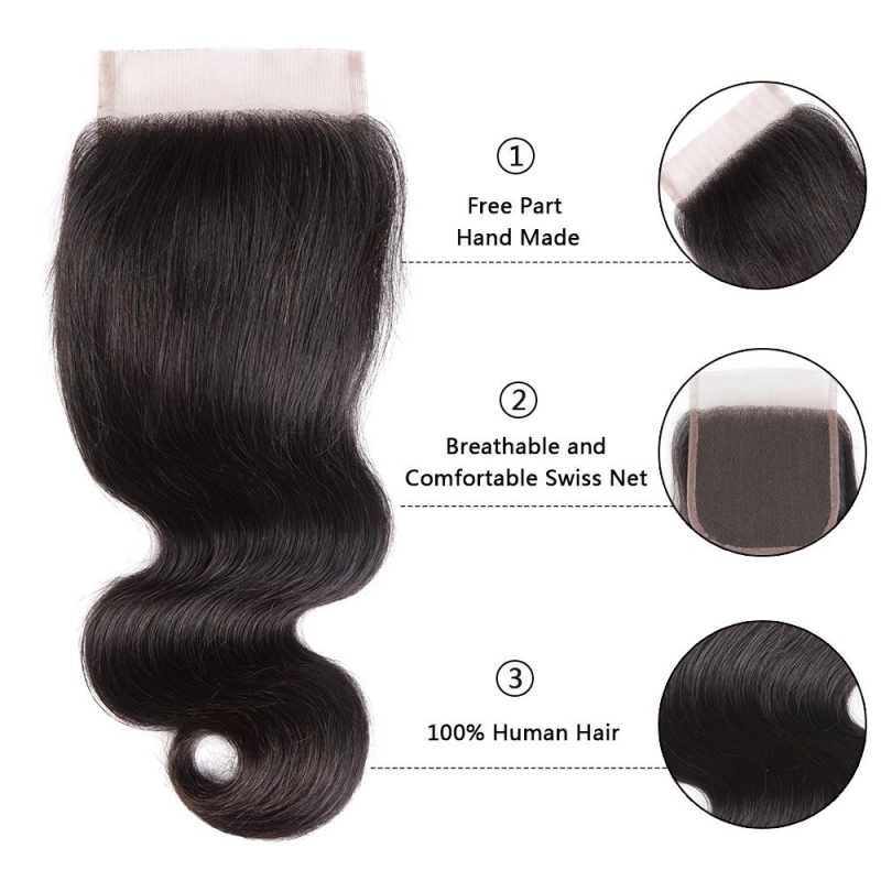 Wholesale Virgin Brazilian Hair Weave Vendors, 100% Brazilian Human Hair Grade 9A Virgin Hair Extension Bundles With Closure