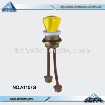 Laboratory Furniture Remote Gas Switch with copper tube safety gas filling valve