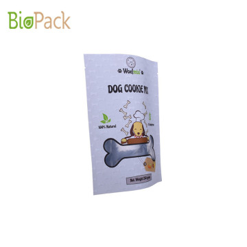 Sacos ziplock biodegradáveis ​​compostable biodegradáveis ​​feitos sob encomenda do preço do competidor para alimentos para animais de estimação