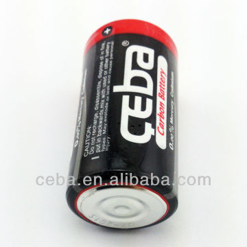 CEBA China manufacturer/Shenzhen battery/1.5v r14 battery/um2 r14 battery