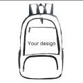 Aangepaste logo -afdrukken unisexcapacity mochilas reizen backpack