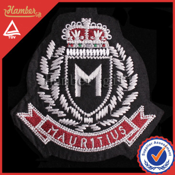 Mauritius embroidered chenille badges