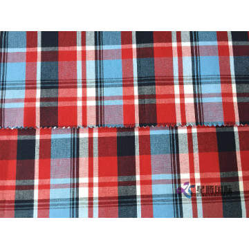 100% Cotton Plain Check Shirting Fabric