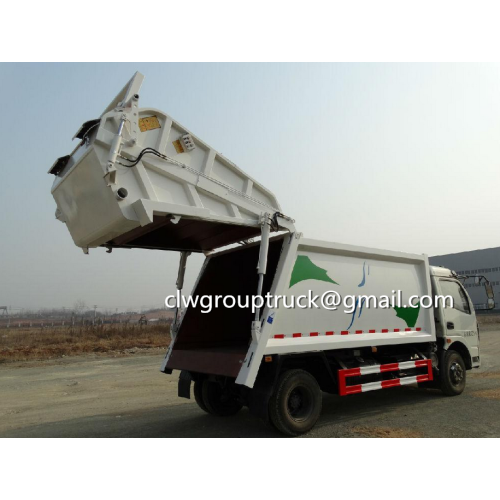 Dongfeng Duolika 7-8CBM Truk Pemadat Sampah