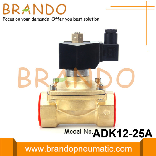 ADK12-25A-03A-AC220V 1 &quot;Κανονικά ανοιχτή βαλβίδα ηλεκτρομαγνητικής βαλβίδας