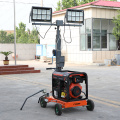 5m Most popular handlifting trailer type LED light tower