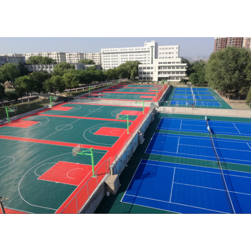 achtertuin basketbalveld vloeren buiten plastic vloermatten voor woning tennistegels