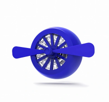 Propeller-Inspired Car Vent Air Freshener