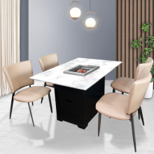 AOBL Table de barbecue carrée