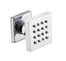 Bathroom Accessory Brass Wall Mounted Jet Body Sprays Massage Spa Body Jets for Concealed rainfall Shower