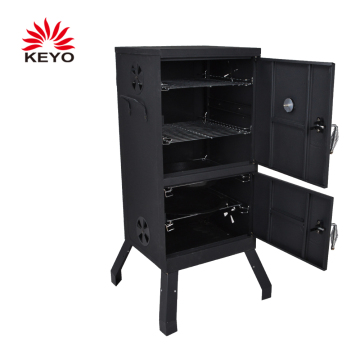 Charcoal Barbecue Home Meat Smoker 2 Layer Barbecue Grill Charcoal Smoker Barbeque