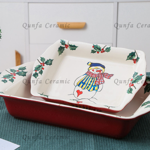 Calco della ceramica di Natale in cucina in cucina