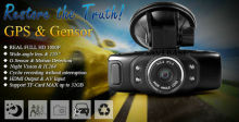 Amberalla Newest Original Car dvr 2.7" LCD 178 Degree Wide Angle full hd1920X1080P 60fps with GPS G-Sensor