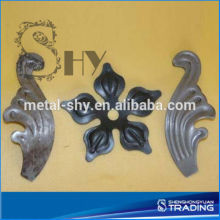 wrought iron fence ornaments iron fence flowers