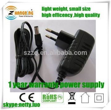 15V 1250mA eu ac power adapter dc wall adaptor power adaptor