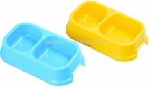 Plastic pet bowls, pets dishes PS Material