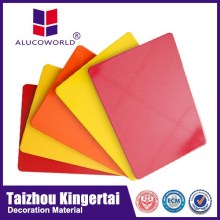 Alucoworld flexible decoration high gloss colors aluminium facade panel