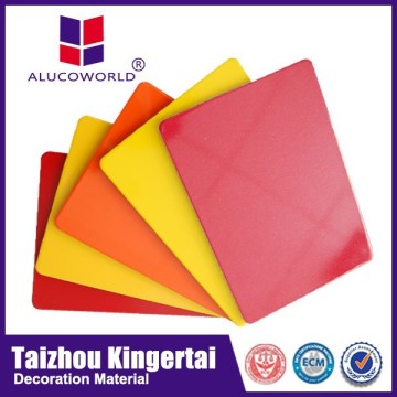 Alucoworld polished surface pe pvdf coating exterior wall finishing material