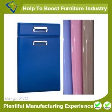 MDF kitchen cabinet door membrane PVC foil laminated PVC film wood grain cabinet door vacuum press pvc foil for MDF