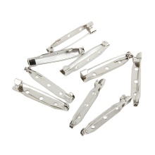 Stainless Steel Locking Safety Pins - 38mm and 40mm for Name Badges