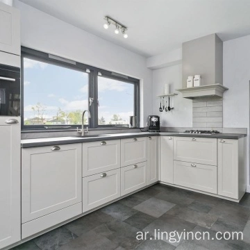 الصين خزانة مطبخ تشطيب عالي اللمعان مع الطراز الأمريكي المصنعين