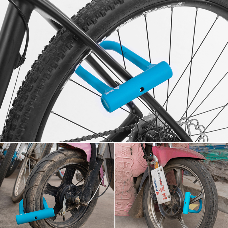 Silico -huls geharde stalen afschuifweerstand fietsmotorvergrendeling hoogwaardige fiets u lock