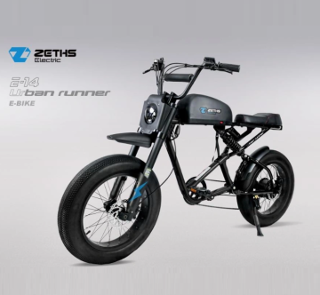 Electric bike with handlebars