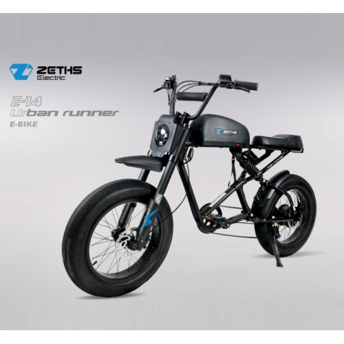 Electric bike with handlebars
