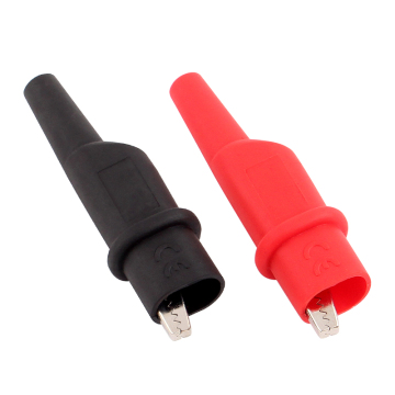 4mm Thermostability Test Clip Silicone Sheath Alligator Clip