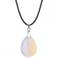 Howlite 25x35mm Teardrop Pendant Necklace women Men