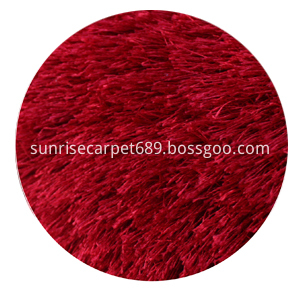 Viscose Shaggy Lone pile Red