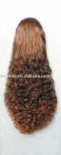 100% human hair, fashion wigs,long wavy wig