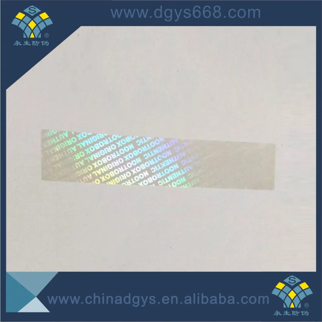 Custom 3D Hologram Overylay Limination DOT Matrix with Barcode