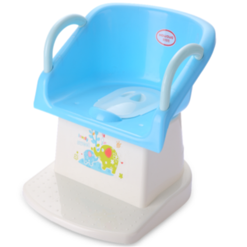 Plastic kinderpotje wc-bril met armleuning