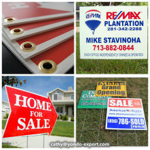 Shaped Yard Signs/Coroplast Signs/Advertising Sign Board Manufacturer