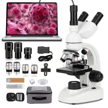 Lab Optical Instruments Electron Microscopio Digital Electronics Trinocular Microscope