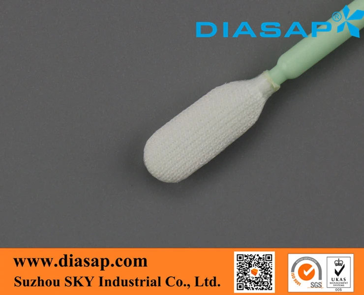 Cleanroom Polyester Swabs for Cleaning Scanner