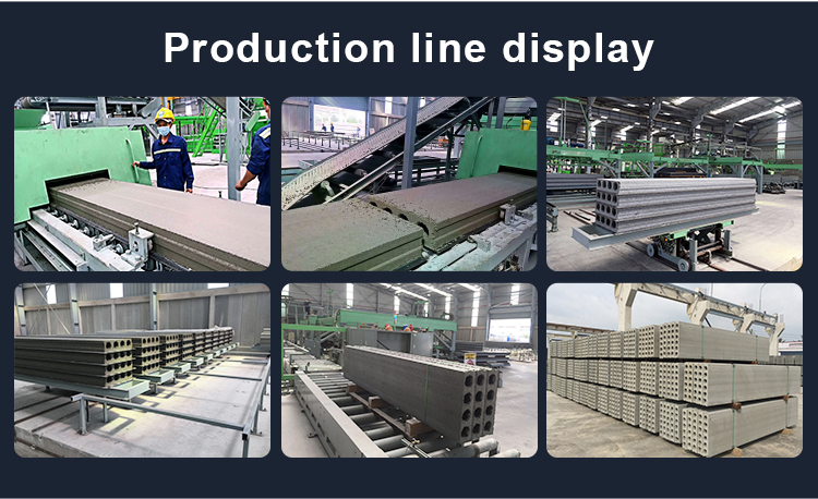 Precast Concrete Hollow Core Wall Panel Production Line, High Quality ...