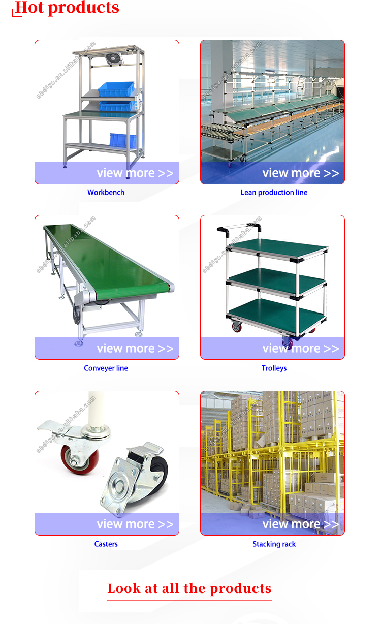 Professional customization industrial plastic coated lean pipe joint rack