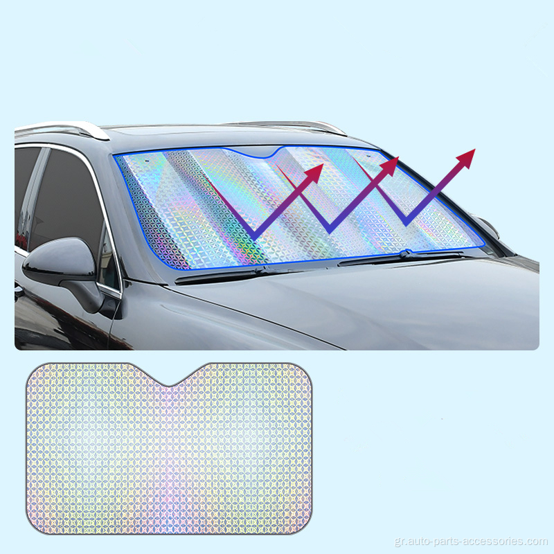 5D Mesh Magnetic Foldable Car Sunshade Cartain Curtain Curtain