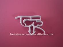 Magnetic stripe for screen window